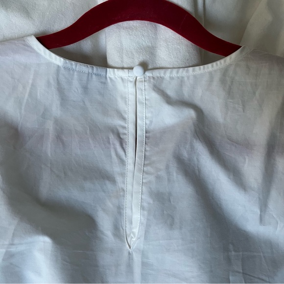 White Tiered Ruffle Midi Dress - Picture 3 of 6